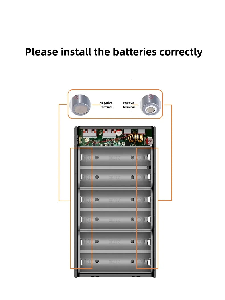 100W DIY Power Bank Kit – Portable & Customizable