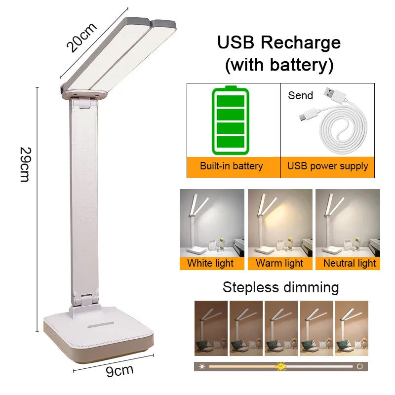 3-Level Dimmable Desk Light