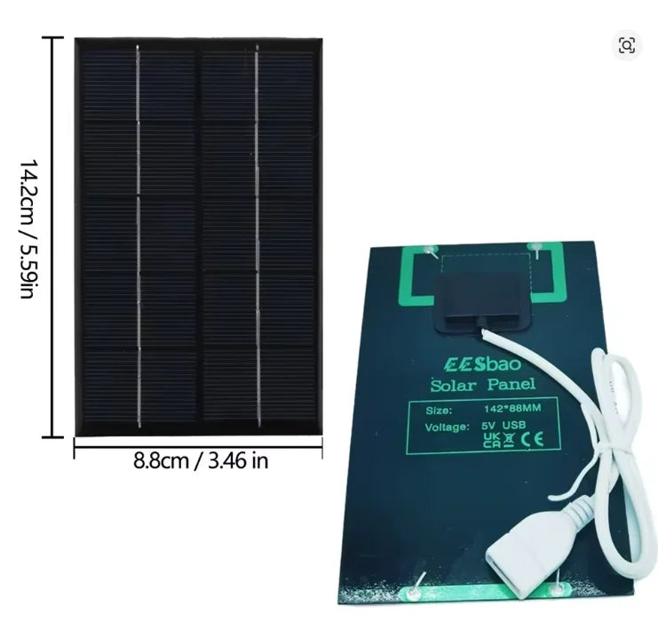 5V Portable Solar USB Charger