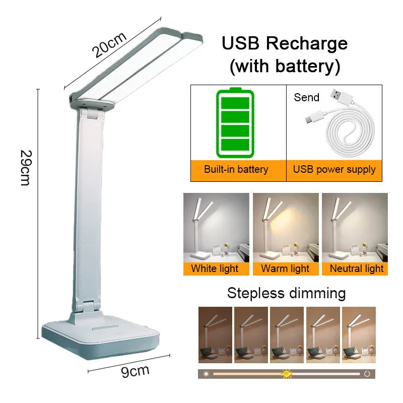 3-Level Dimmable Desk Light