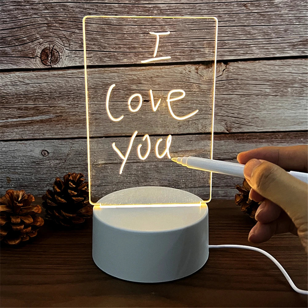 Luminous LED Writing Board