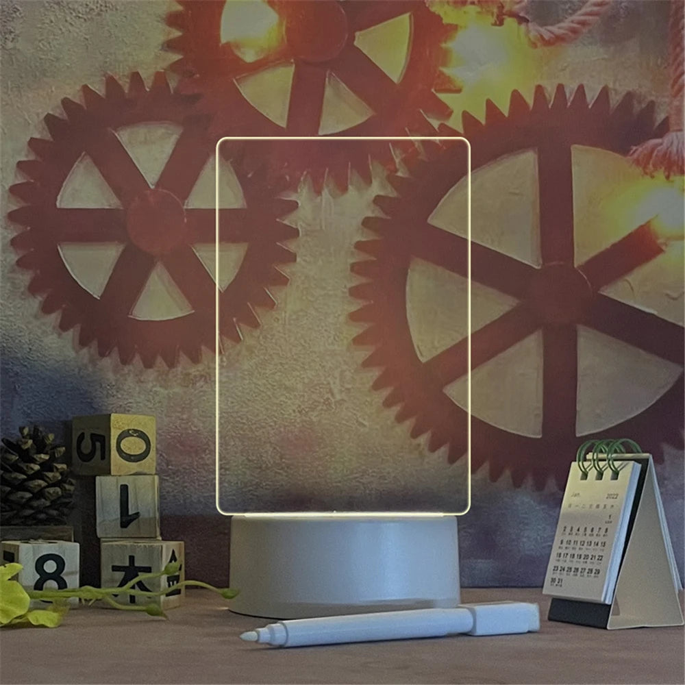 Luminous LED Writing Board