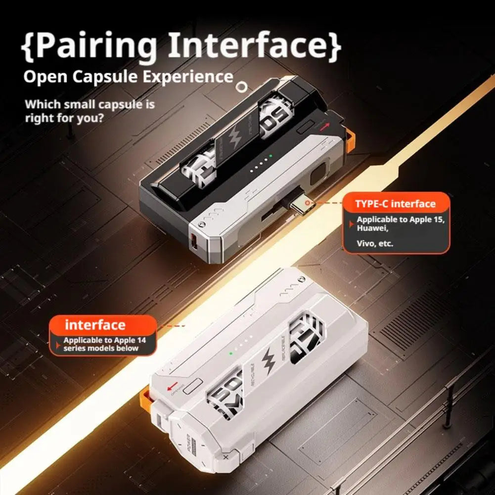 20W DIY Power Bank – Type-C/Lightning, Portable