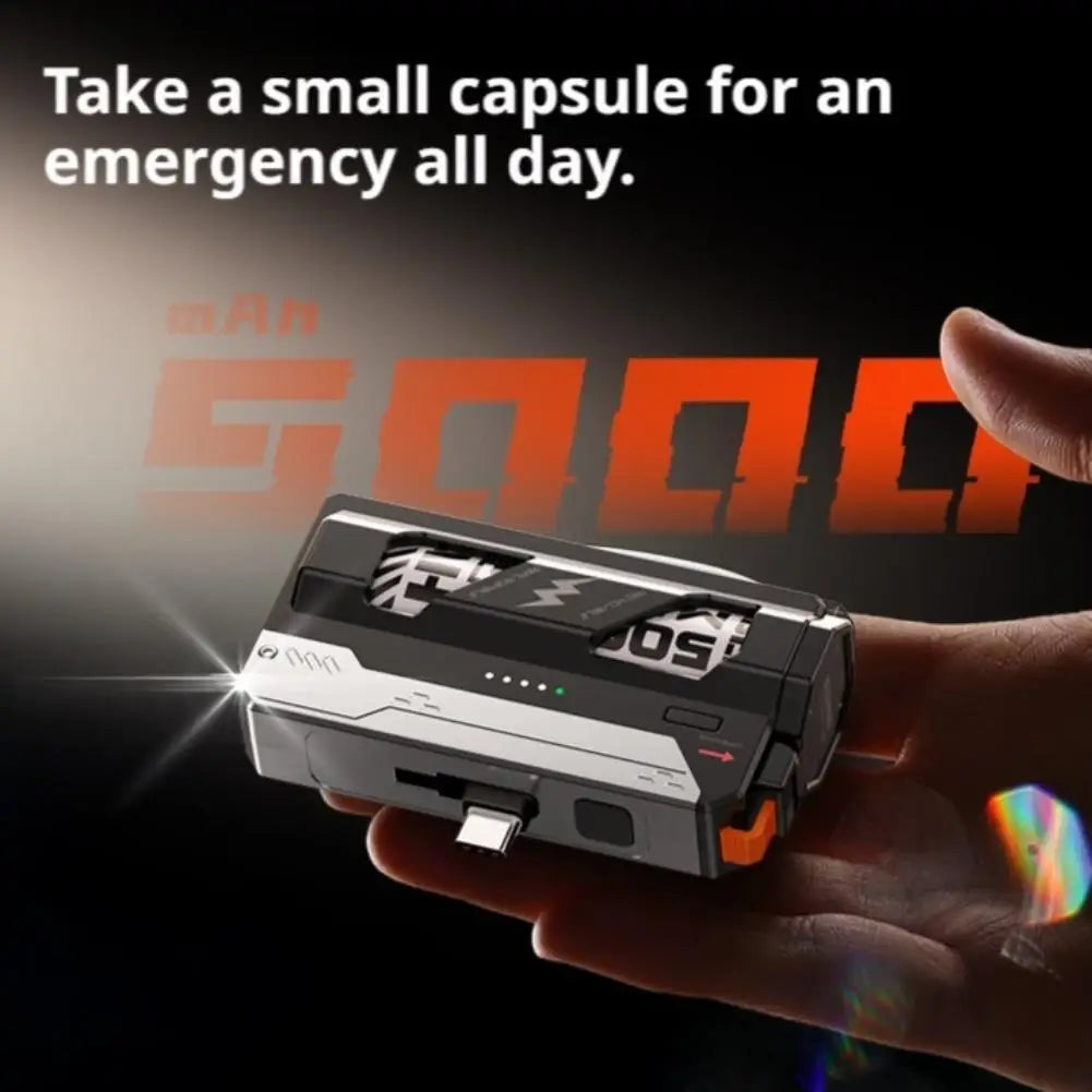 20W DIY Power Bank – Type-C/Lightning, Portable