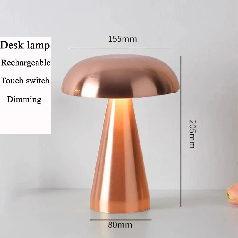 RetroGlow Mushroom Lamp