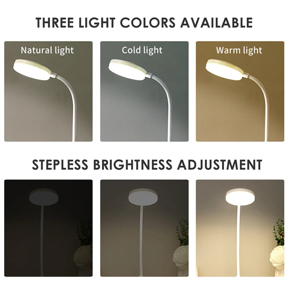 Stepless Dimming LED Desk Light